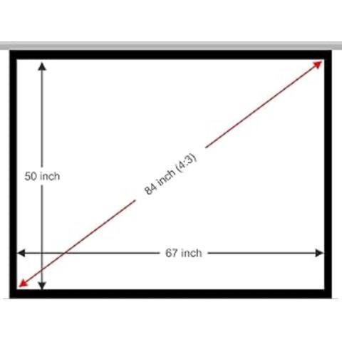 7 By 5 Tripod projector Screen rent in 